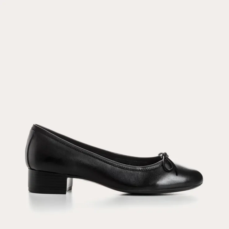 Toute La Collection | Ballerines & Babies | Reqins BALLERINES ALMA CUIR NOIR