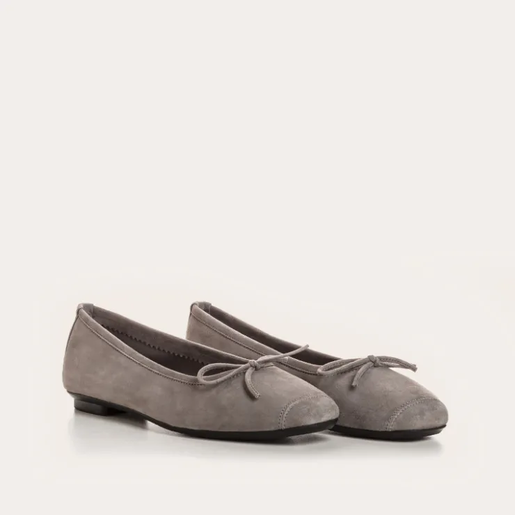 Toute La Collection | Ballerines & Babies | Reqins BALLERINES HARMONY CUIR VELOURS