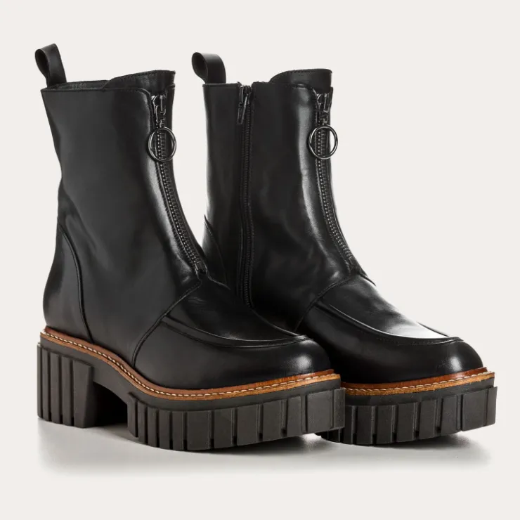 Boots & Bottines | Toute La Collection | Reqins BOOTS BOWEN CUIR NOIR