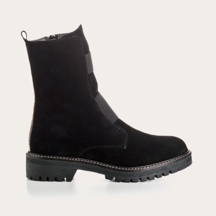 Toute La Collection | Boots & Bottines | Reqins BOOTS DUSKY CUIR VELOURS NOIR