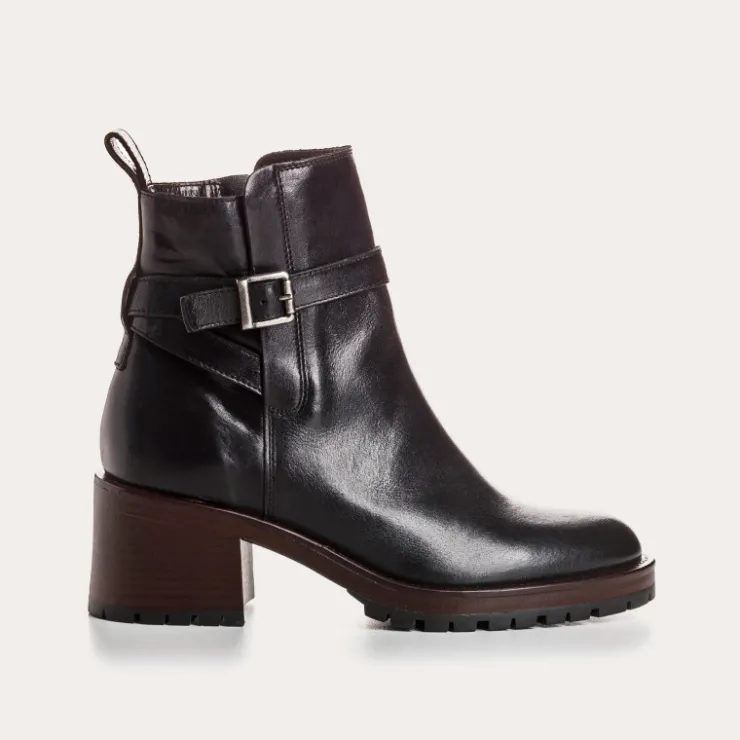 Boots & Bottines | Toute La Collection | Reqins BOOTS ENEA CUIR NOIR