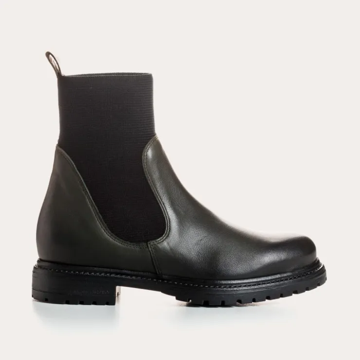 Toute La Collection | Boots & Bottines | Reqins BOOTS EVELYN CUIR VERT