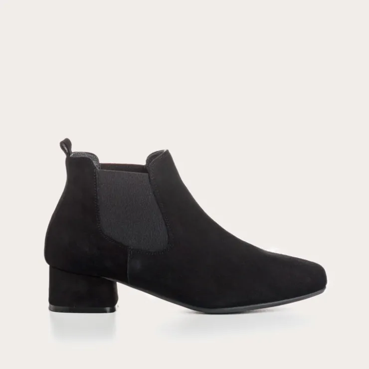 Boots & Bottines | Toute La Collection | Reqins BOOTS KEEGAN CUIR VELOURS NOIR