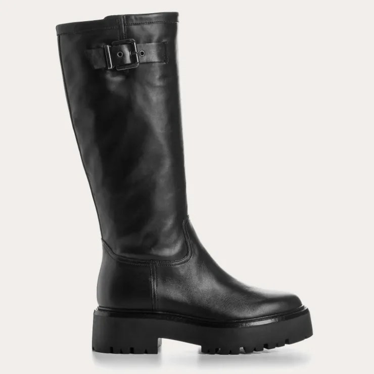 Toute La Collection | Bottes | Reqins BOTTES ELGA CUIR NOIR