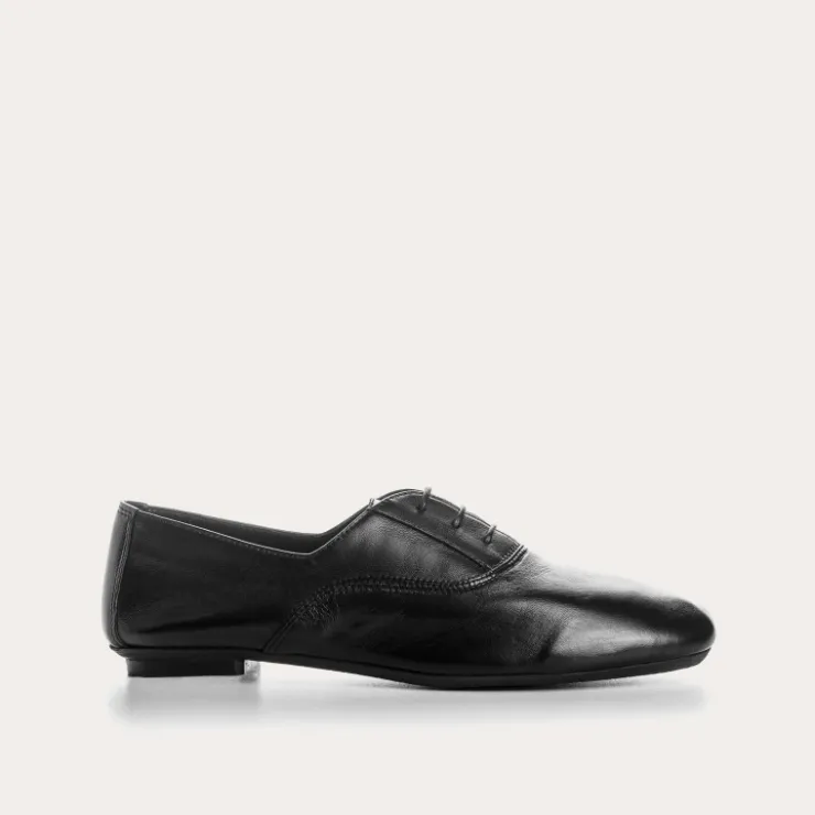 Toute La Collection | Derbies | Reqins DERBIES HYDRA CUIR CC NOIR