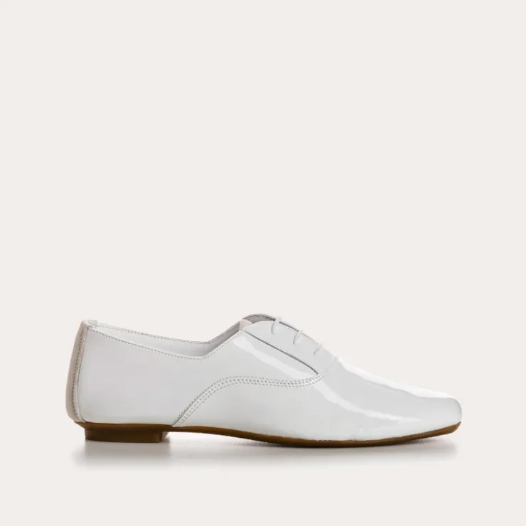 Toute La Collection | Derbies | Reqins DERBIES HYDRA VERNIS CC BLANC