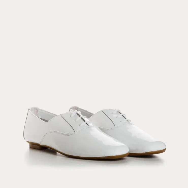 Toute La Collection | Derbies | Reqins DERBIES HYDRA VERNIS CC BLANC