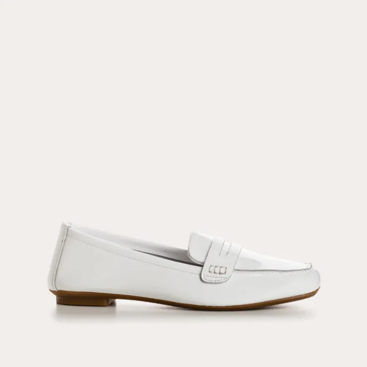 Toute La Collection | Mocassins | Reqins MOCASSINS HEMA VERNIS CC BLANC