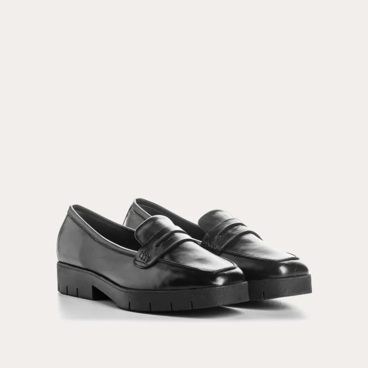 Toute La Collection | Mocassins | Reqins MOCASSINS MARIELLA CUIR NOIR