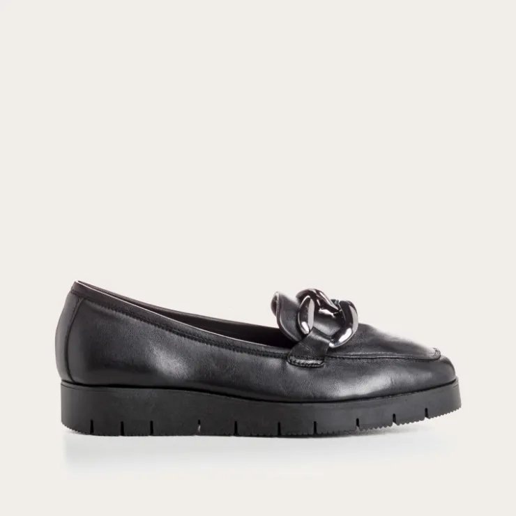 Toute La Collection | Mocassins | Reqins MOCASSINS NASTER CUIR NOIR