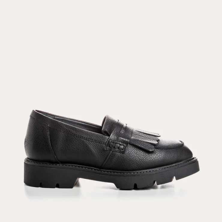 Toute La Collection | Mocassins | Reqins MOCASSINS OWEN CUIR GRAINE NOIR